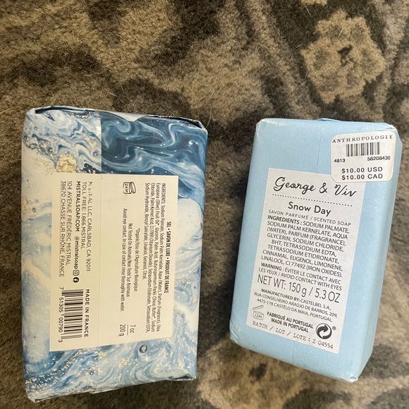 2 Bars Luxury Bath Soap - Picture 2 of 4